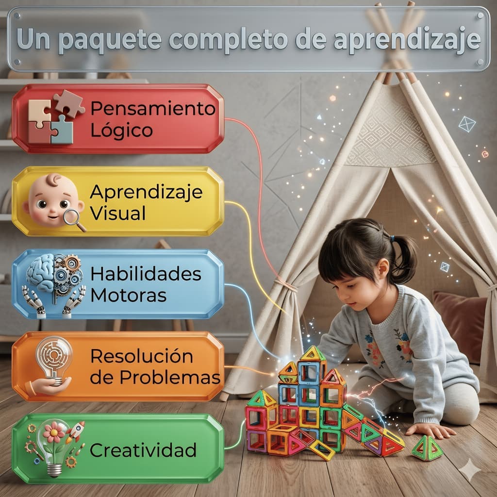 Bloques de Construcción Magnéticos STEM