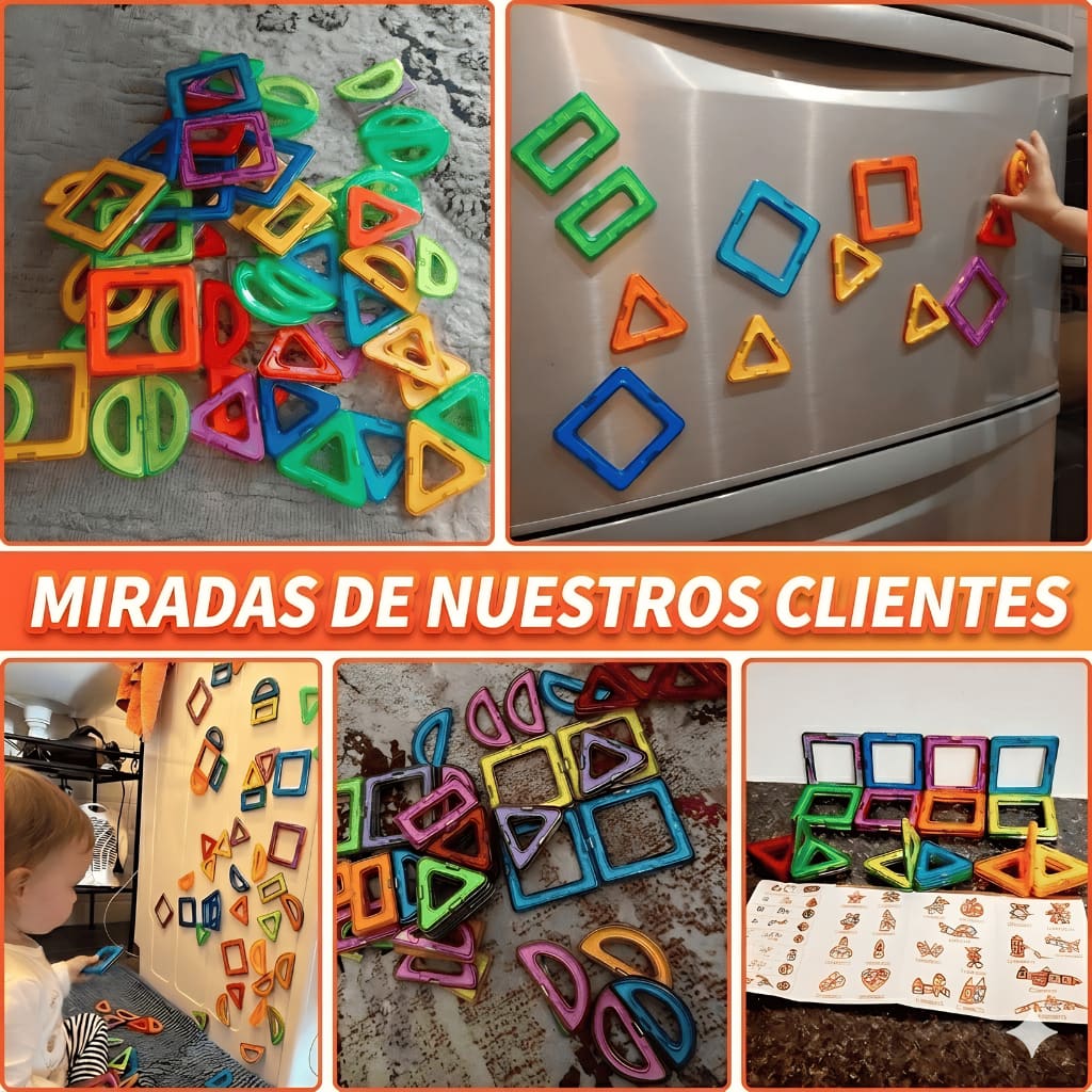 Bloques de Construcción Magnéticos STEM